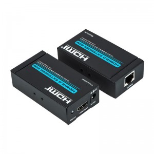 V2.0 HDMI удължител 60m Над единичен cat5e \/ 6 кабелна поддръжка Ultra HD 4Kx2K @ 60Hz HDCP2.2