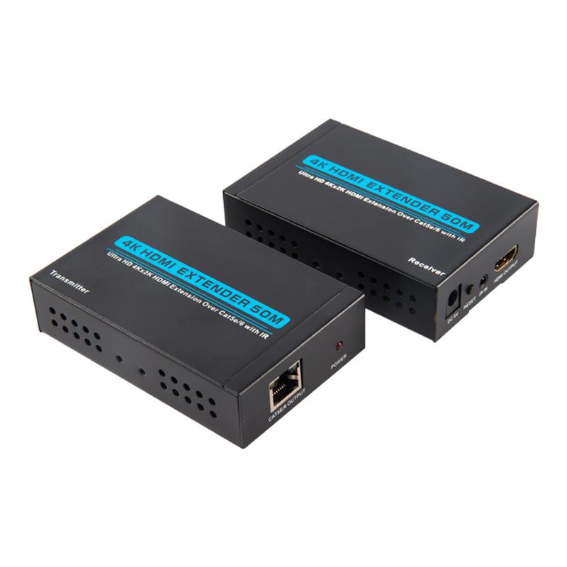 V1.4 4K HDMI удължител 50m над единичен cat5e \/ 6 кабел Поддръжка Ultra HD 4Kx2K \/ 30Hz