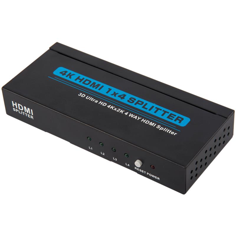 4K 4 порта HDMI 1x4 Splitter Поддръжка 3D Ultra HD 4Kx2K \/ 30Hz