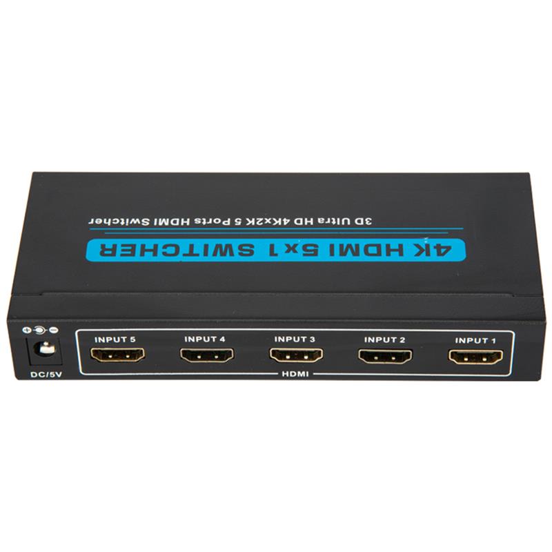 Поддръжка на V1.4 4K \/ 30Hz HDMI 5x1 превключвател 3D Ultra HD 4K * 2K \/ 30Hz