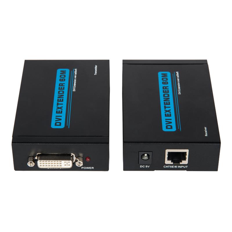 V1.3 1080P DVI удължител над единичен cat5e \/ 6 До 60м